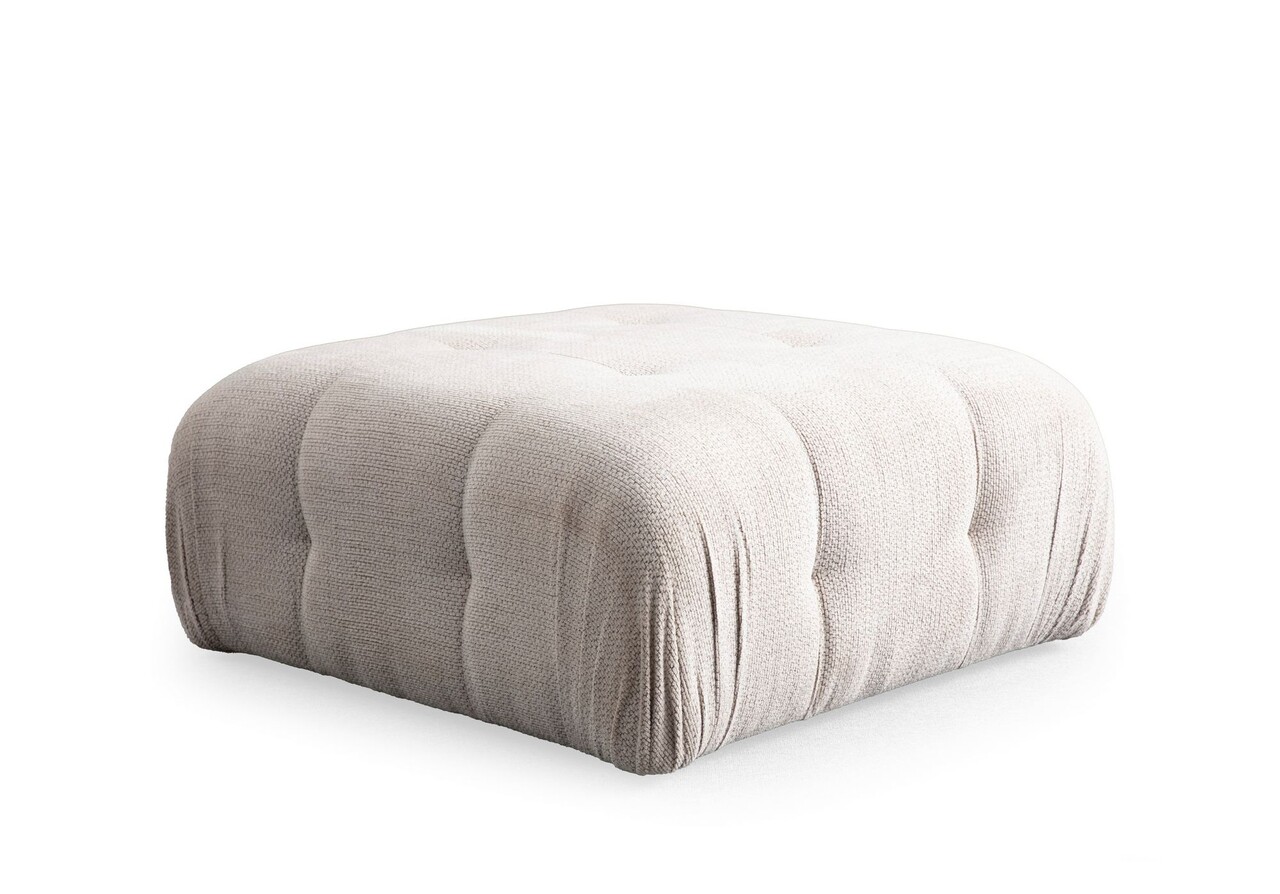 Taburet, Atelier del Sofa, 560ARE4148, Lemn de fag / PAL, Bej - imagine 3